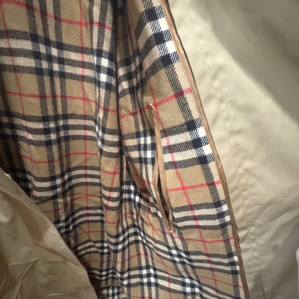 Burberry Vintage Trench Coat – Size 40 Regular – Zip-In Nova Check Liner - Picture 8 of 16